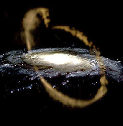 Via láctea + Galaxia de Sagitario